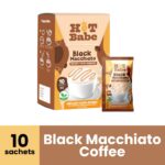 Black Macchiato Coffee